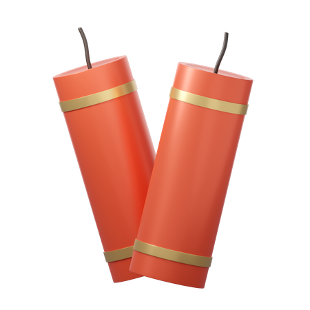 Chinese Firecrackers  3D Icon