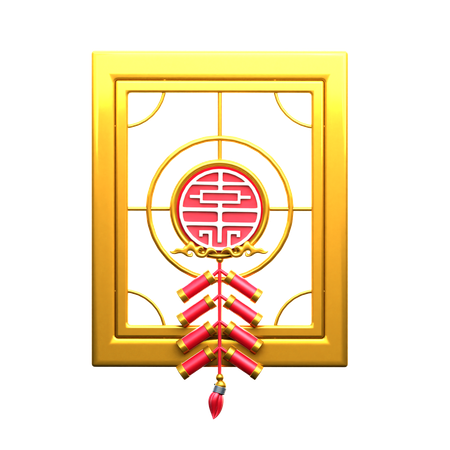 Chinese Firecrackers  3D Icon