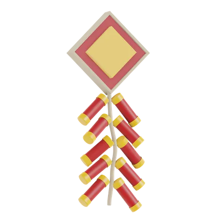 Chinese Firecrackers  3D Icon