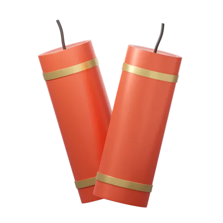 Chinese Firecrackers  3D Icon