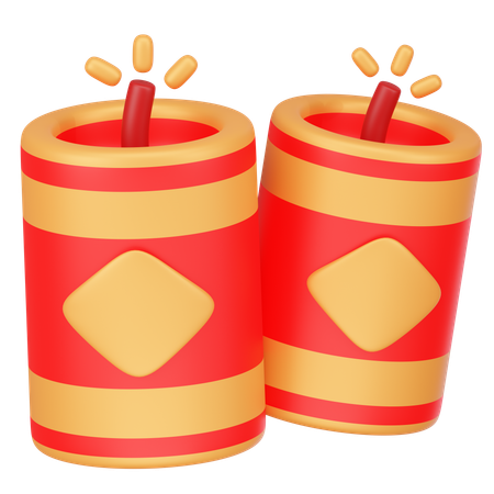 Chinese Firecrackers  3D Icon