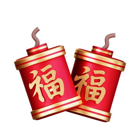 Chinese Firecrackers  3D Icon