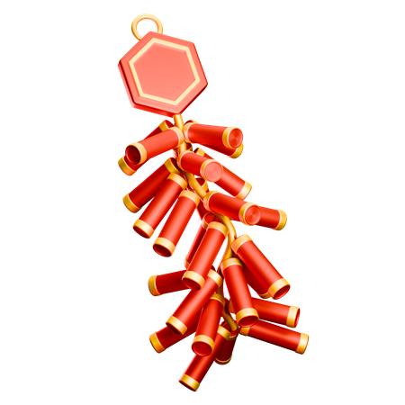 Chinese Firework  3D Icon