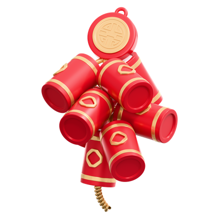 Chinese Firework  3D Icon