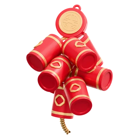 Chinese Firework  3D Icon