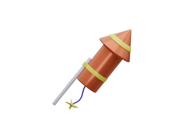 Chinese Firework  3D Icon