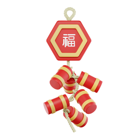 Chinese Firework 3D Icon