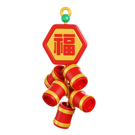 Chinese Fireworks  3D Icon