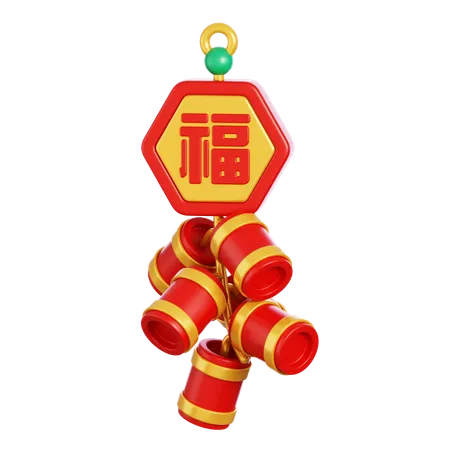 Chinese Fireworks  3D Icon