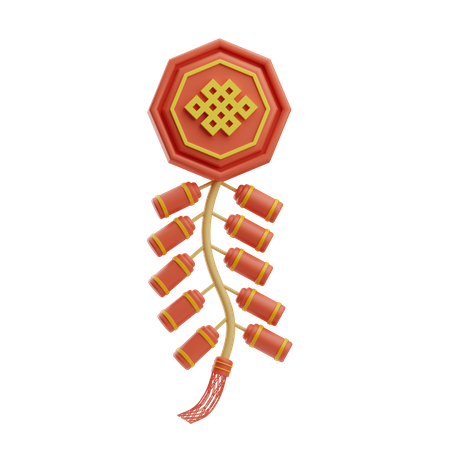 Chinese fireworks  3D Icon