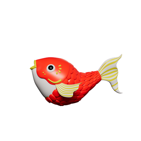Chinese Fish  3D Icon