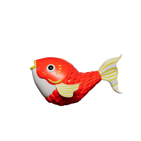 Chinese Fish  3D Icon