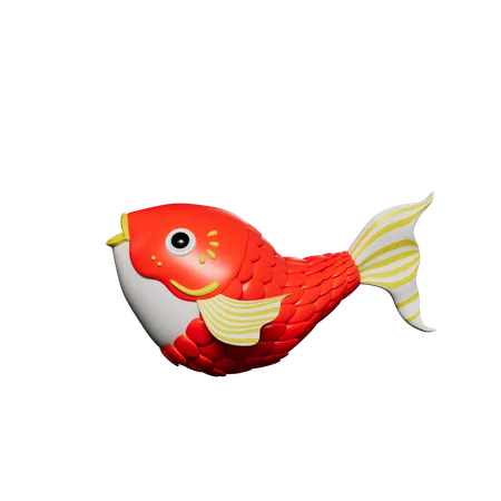 Chinese Fish  3D Icon