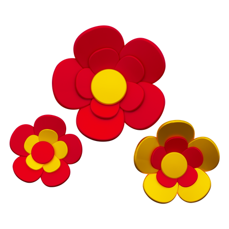 Chinese Flower  3D Icon