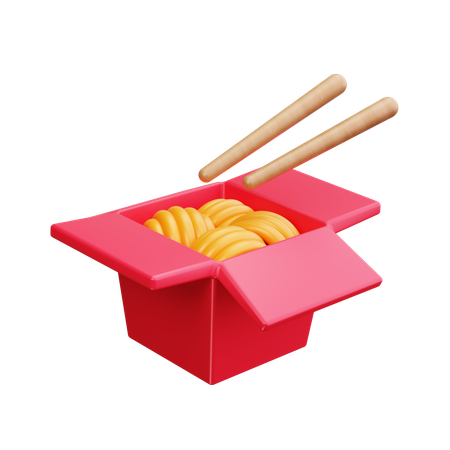 中華料理  3D Icon