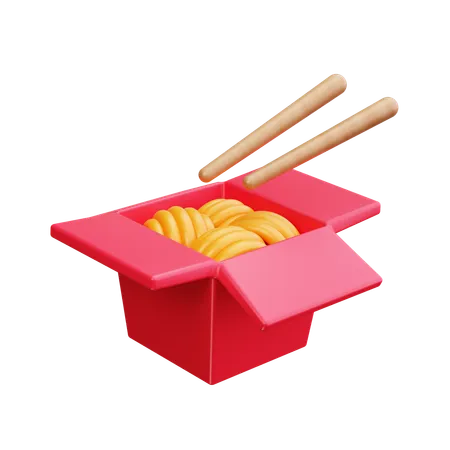 中華料理  3D Icon