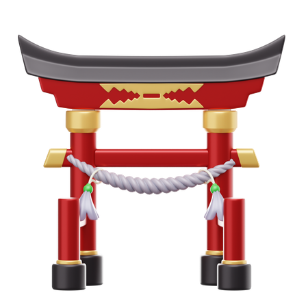 Chinese Gate  3D Icon