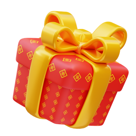 Chinese Giftbox  3D Icon