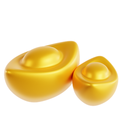 Chinese Gold  3D Icon