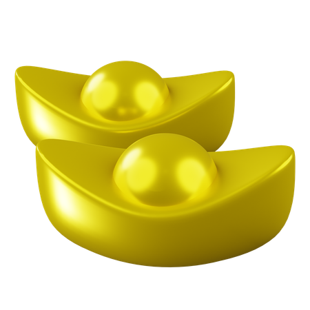 Chinese Gold  3D Icon