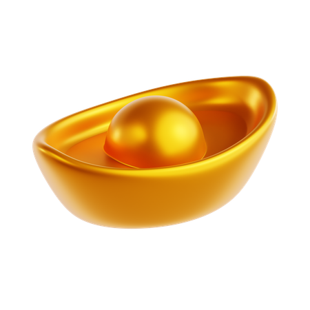 Chinese Gold ingots  3D Icon