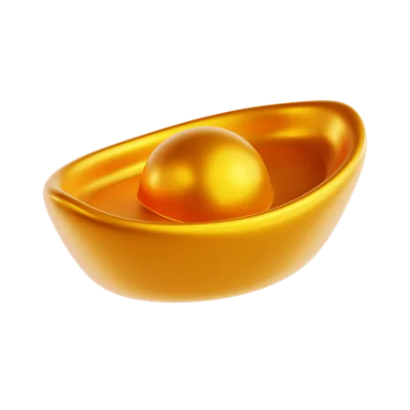 Chinese Gold ingots  3D Icon