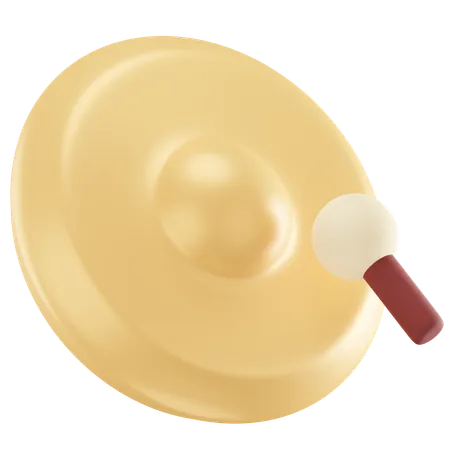 Chinese Gong  3D Icon