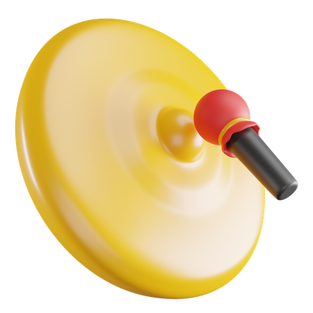 Chinese Gong  3D Icon