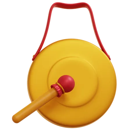 Chinese Hand Gong  3D Icon
