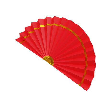 Chinese Handfan  3D Icon