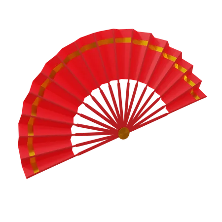 Chinese Handfan  3D Icon