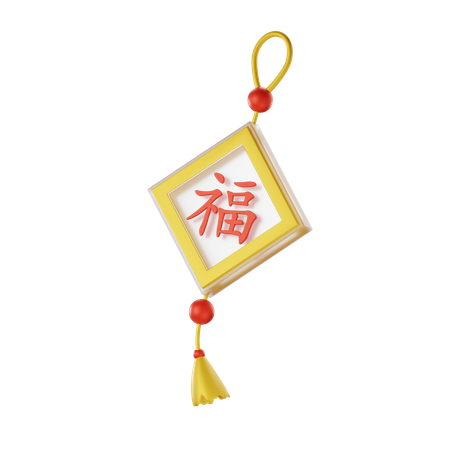 Chinese Hanging  3D Icon