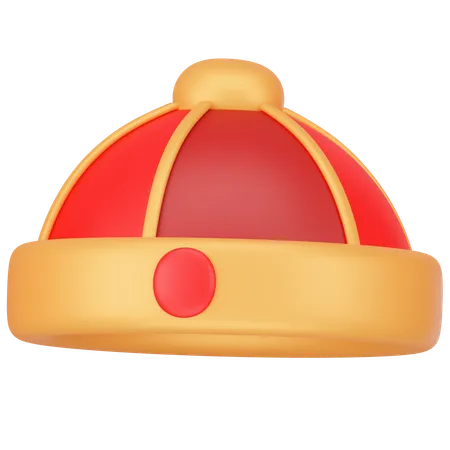 Chinese Hat 3 D Render Icon 3D Icon