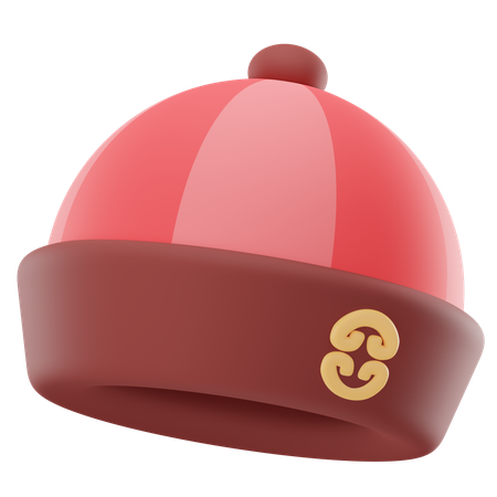 Chinese Hat  3D Icon