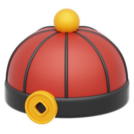 Chinese Hat  3D Icon