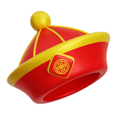 Chinese Hat  3D Icon