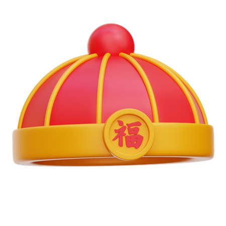 Chinese Hat  3D Icon