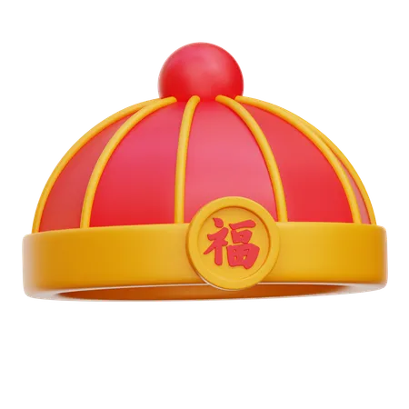 Chinese Hat  3D Icon