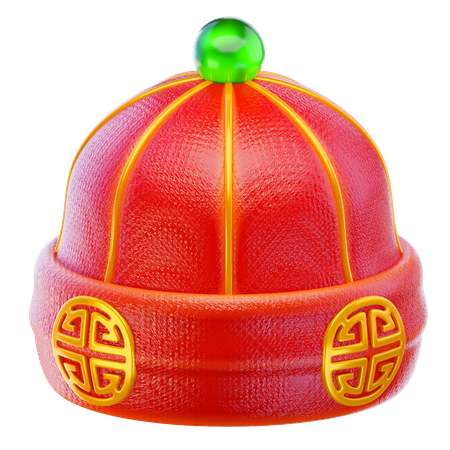 Chinese Hat  3D Icon