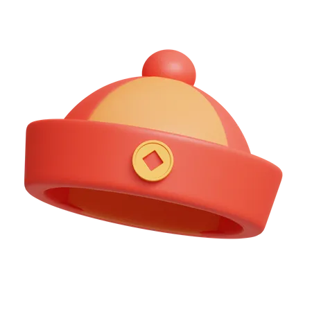 Chinese Hat  3D Icon