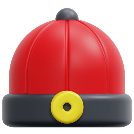 Chinese Hat  3D Icon