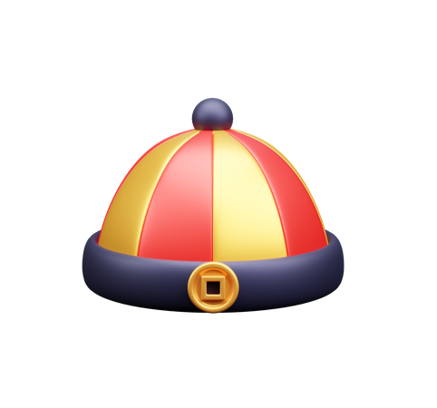 Chinese Hat  3D Icon