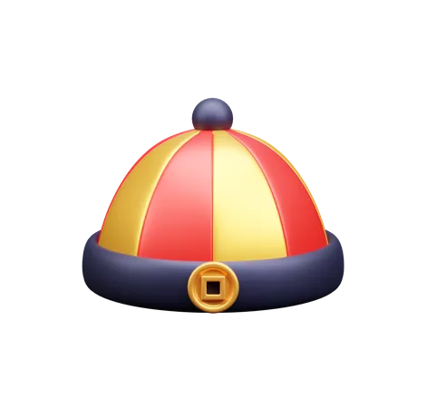 Chinese Hat  3D Icon