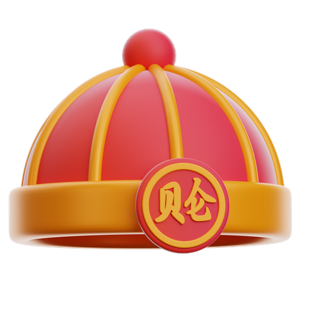 Chinese Hat  3D Icon