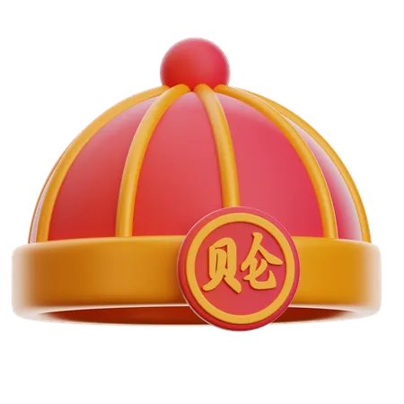 Chinese Hat  3D Icon