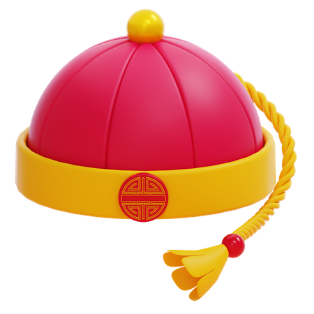 Chinese Hat  3D Icon