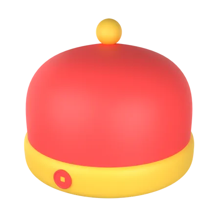 Chinese Hat  3D Illustration
