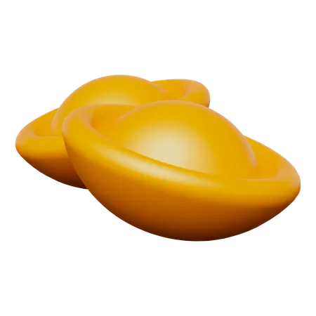 Chinese Ingot  3D Icon