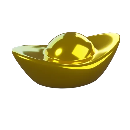 Chinese Ingot  3D Icon