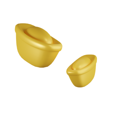 Chinese Ingot  3D Icon